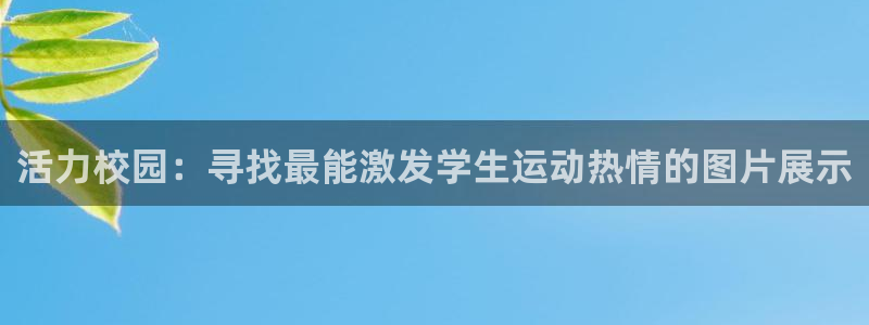球客岛：活力校园：寻找最能激发学生运动热情的图片展示